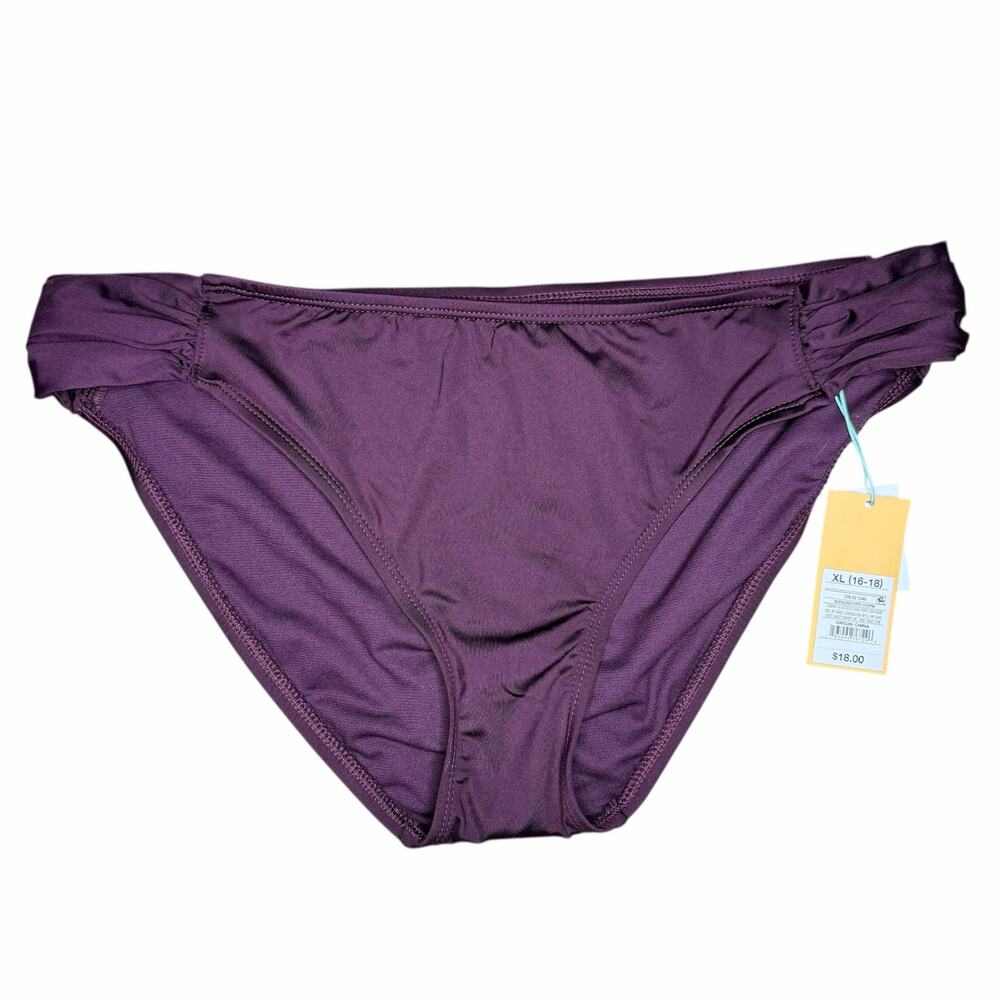 NWT Kona Sol Medium Coverage Hipster Bikini Bottom Size XL